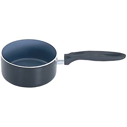 MSV Stielkasserolle mit Keramikbeschichtung Ø 18cm aus Aluminium in schwarz, 18 cm von MSV