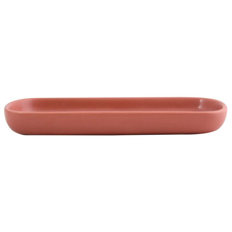 MSV Tablett Maonie Keramik 25,7 cm x 11,5 cm x 2,8 cm Terrakotta von MSV