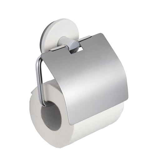 MSV Toilettenpapierhalter „Malta“ zum Kleben oder Bohren aus hochwertigem Zink von MSV