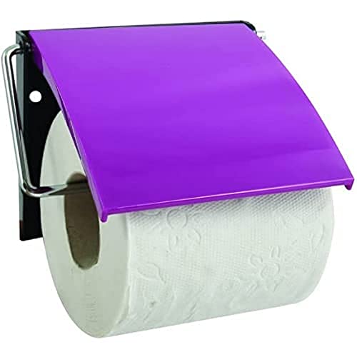 MSV Toilettenpapierhalter aus Polystyrol in violett, 30 x 20 x 15 cm von MSV