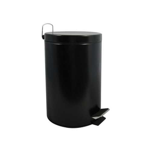 MSV Treteimer Mülleimer Kosmetikeimer Abfalleimer 12L - Schwarz MSV Treteimer Mülleimer Kosmetikeimer Abfalleimer 12L - Schwarz von MSV