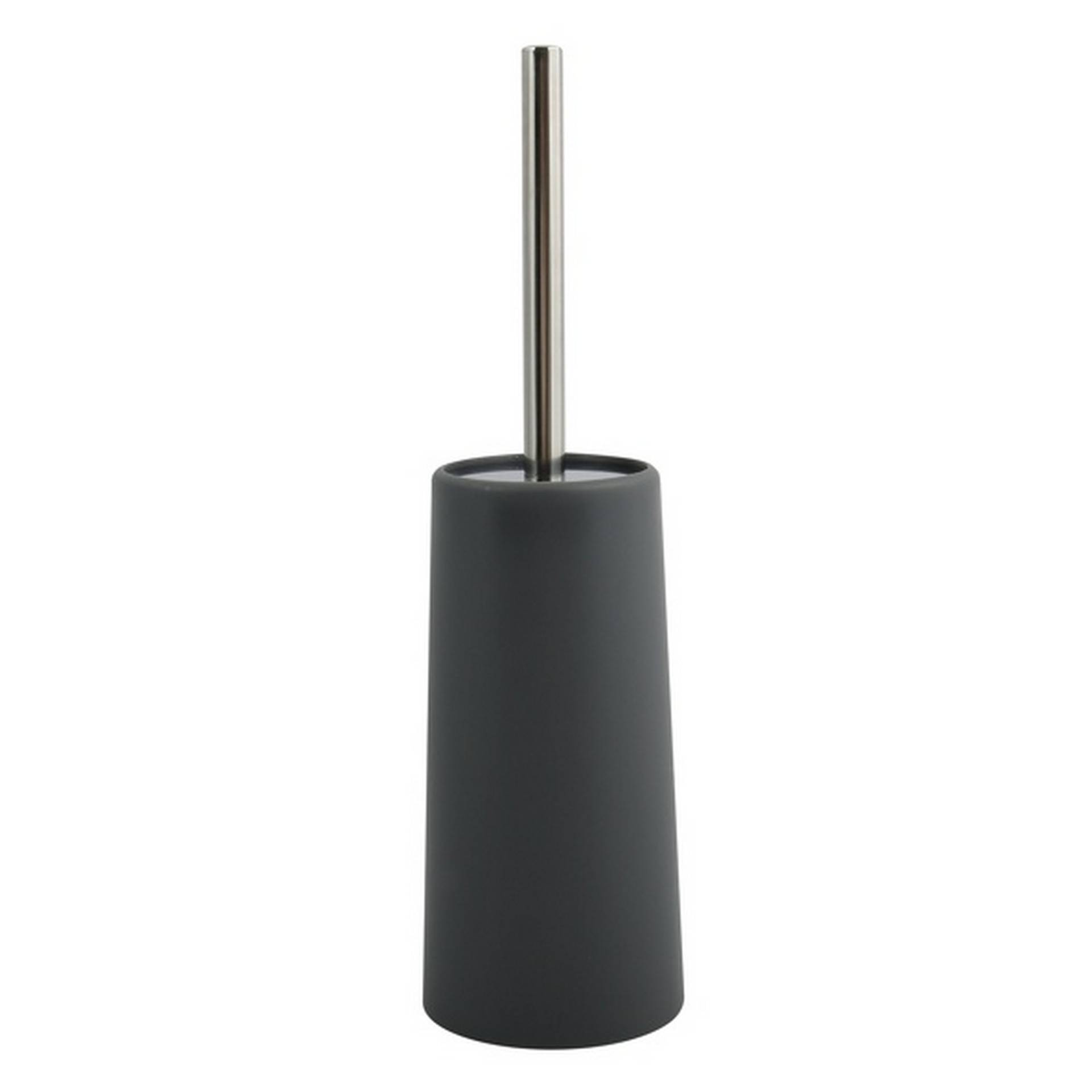 MSV WC-Bürstengarnitur dunkelgrau Ø 10 x 35 cm, mit Abdeckung von MSV