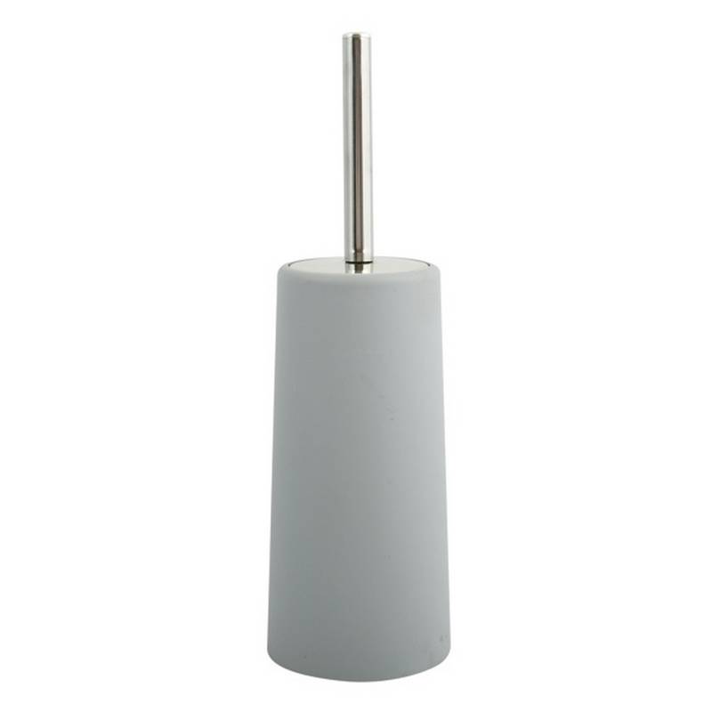 MSV WC-Bürstengarnitur hellgrau Ø 10 x 35 cm, mit Abdeckung von MSV