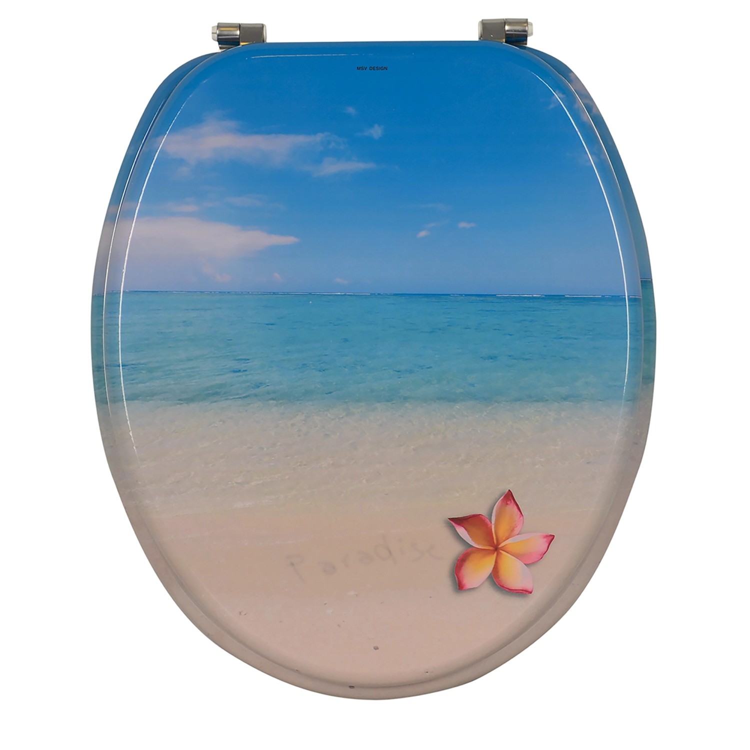 MSV WC-Sitz Paradise MDF 42,5 cm x 36,5 cm x 5 cm Blau MSV WC-Sitz Paradise MDF 42,5 cm x 36,5 cm x 5 cm Blau von MSV