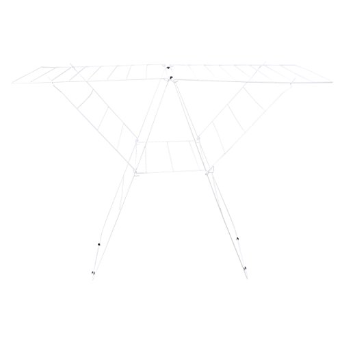 MSV 130096 Wäscheständer aus Stahl/Polypropylen, 129 x 91,5 x 57 cm, 20 m, weiß MSV 130096 Wäscheständer aus Stahl/Polypropylen, 129 x 91,5 x 57 cm, 20 m, weiß von MSV