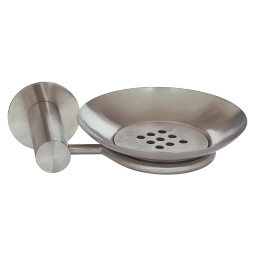 MSV Wand Seifenablage, Silber, PVC von MSV