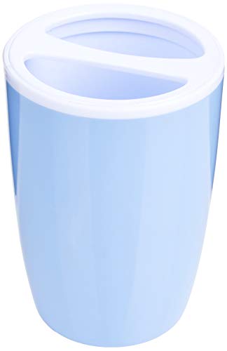 MSV Zahnbürstenhalter, Kunststoff, Pastellblau, Einheitsgröße von MSV