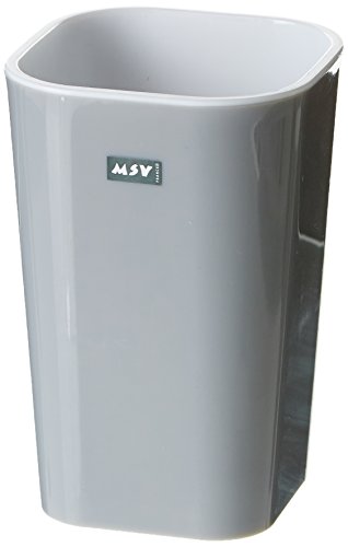 MSV Zahnputzbecher, Grau, Kunststoff MSV Zahnputzbecher, Grau, Kunststoff von MSV