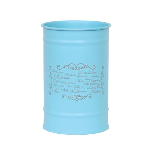 MSV Zahnputzbecher Paris aus Metall in blau, 30 x 20 x 15 cm, Blue MSV Zahnputzbecher Paris aus Metall in blau, 30 x 20 x 15 cm, Blue von MSV