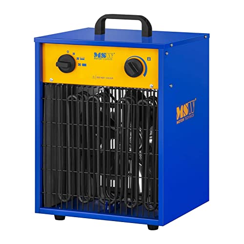 MSW Heizlüfter Elektroheizer mit Kühlfunktion MSW-CHEH-9000 (9.000 W, Temperaturbereich 0–85 °C, automatische Einstellungstemperaturfunktion) von MSW Motor Technics