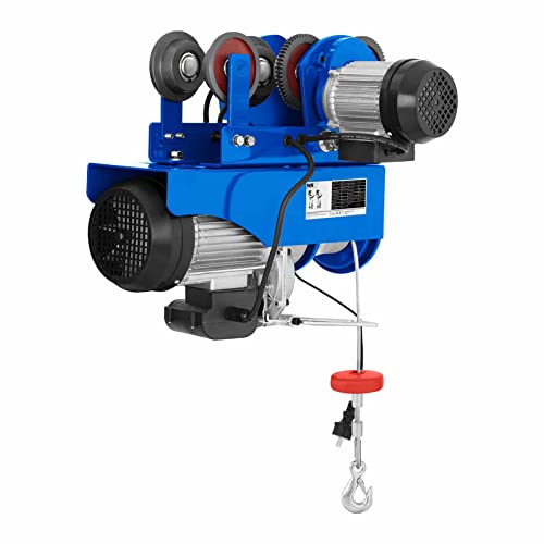 MSW - Laufkatze PROCAT 1200 - bis zu 990 kg Hebeleistung - Stromaufnahme 230V/7,8 Ampere - Elektromotor mit 1800 Watt - Kabelzugentlastung von MSW Motor Technics
