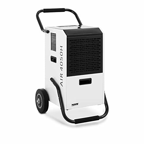 MSW Bautrockner 50 l / 24 h 30 90 m² 628 m³/h 7 L mit Griff Luftentfeuchter Raumentfeuchter Trocknungsgerät von MSW Motor Technics