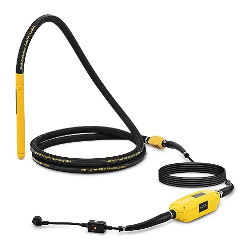 MSW MSW-HFCV-40-C Betonrüttler 2000 W 430 x 40 mm 230 V Rüttelflasche Flaschenrüttler Rüttelflaschen Beton Innenrüttler von MSW Motor Technics