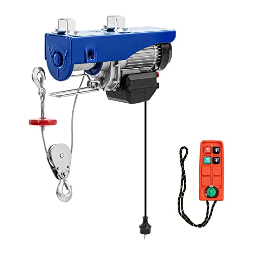 MSW MSW-PROLIFTOR-800NW Seilzug 1350 W 800 kg 12 m mit Fernbedienung Seilwinde Elektro-Seilzug elektrische Seilwinde von MSW Motor Technics