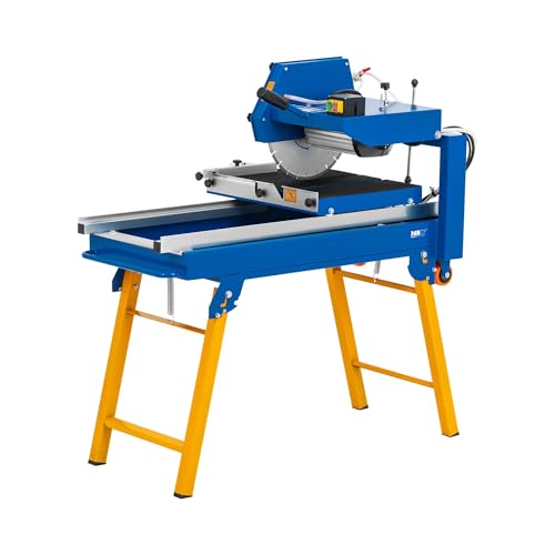 MSW MSW-SSAW-2500PRO Steinsäge 2500 W 350 mm Diamantblatt Wasserkühlung Fliesensäge Nassschneider Steintrennmaschine Fliesenschneider von MSW Motor Technics