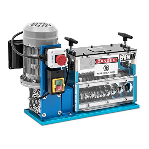 MSW MSW-WIRESTRIPPER-Y38 Kabelschälmaschine 750 W 10 Einschübe 25 m/min Kabelabisoliermaschine elektrisch von MSW Motor Technics