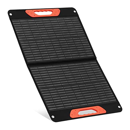 MSW Motor Technics MSW S-POWER KIT60 Solartasche faltbar 60 W 2 USB-Anschlüsse Solarpanel faltbares Solarmodul tragbares Solarpanel von MSW Motor Technics