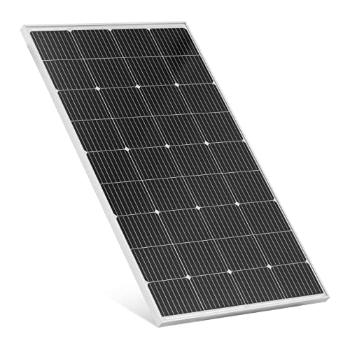 MSW S-POWER MP18/160 Monokristallines Solarmodul Solarpannel Photovoltaikmodul Photovoltaikpannel 160 W 22,46 V mit Bypass-Diode und 23% Energieeffizienz von MSW Motor Technics