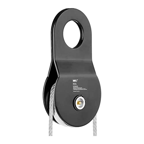 MSW Umlenkrolle für Seilwinde MSW-UR-8 (Maximalbelastung: 8 t, Seildurchmesser: 1-13 mm, Schmiernippel, doppelte Zugkraft, Heben und Umkehr der Zugrichtung) von MSW Motor Technics