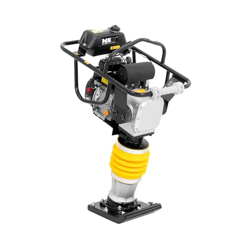 MSW Vibrationsstampfer 34 x 28 cm 6,5 PS 10 kN vibrationsreduzierter Rahmen Transporträder Rüttelstampfer Grabenstampfer von MSW Motor Technics