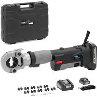 MSW - Crimpzange hydraulisch 16 bis 300 mm² 60 kN OLED-Display led Akku-Presszange von MSW