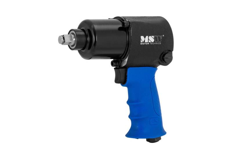 MSW Druckluft-Schlagschrauber Profi-Druckluft-Schlagschrauber Druckluftschrauber 1/2" 881 Nm 7000, 7000 U/min von MSW