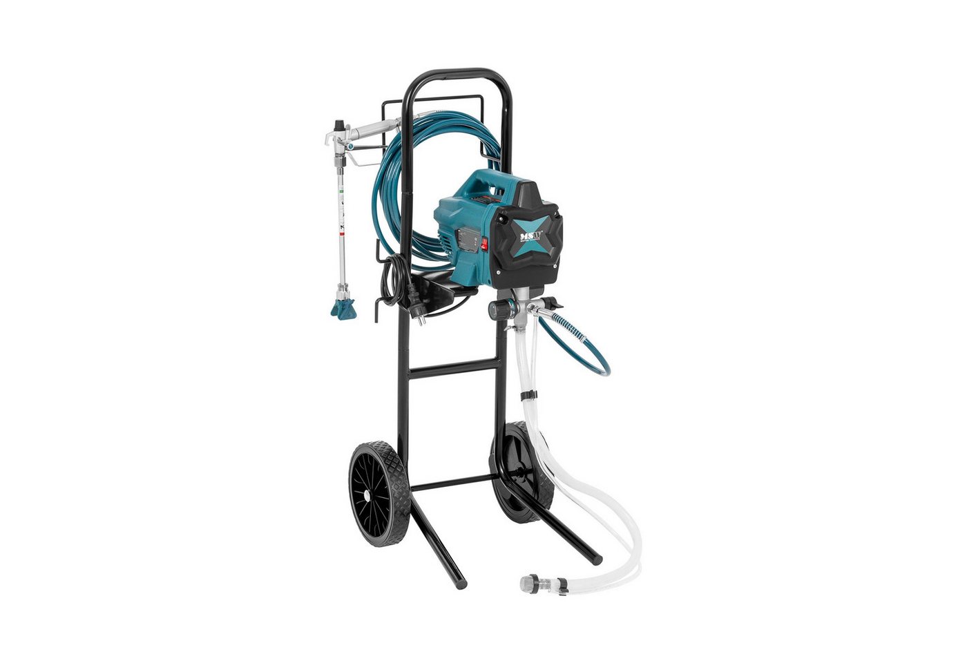 MSW Farbsprühpistole Farbsprühsystem mobil 1,4 l/min 180 bar 7,5 m Schlauch Farbsprühgerät MSW Farbsprühpistole Farbsprühsystem mobil 1,4 l/min 180 bar 7,5 m Schlauch Farbsprühgerät von MSW