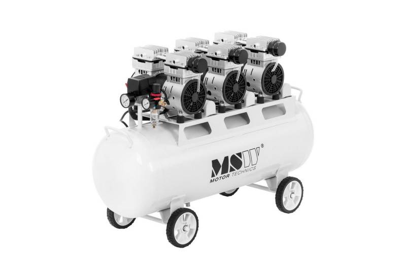 MSW Kompressor 65 L ölfrei Druckluft-Kompressor Luftkompressor 3 x 750 W 4 - 7 bar, 2250 W von MSW