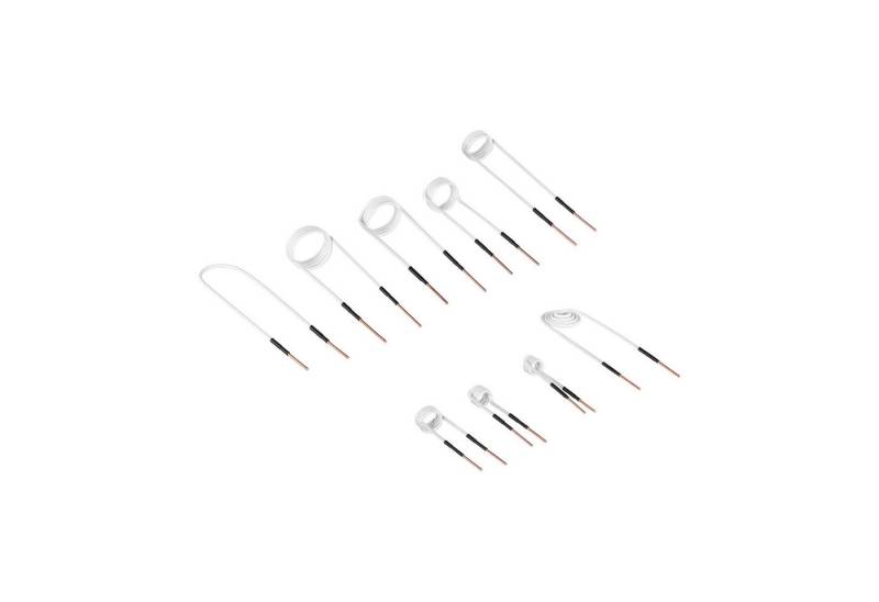 MSW Montagewerkzeug Induktionsspulen Set 3 - 50 mm Messing mit Glasfaserscheide Heizspulen, B: 7 cm, L: 8 cm von MSW