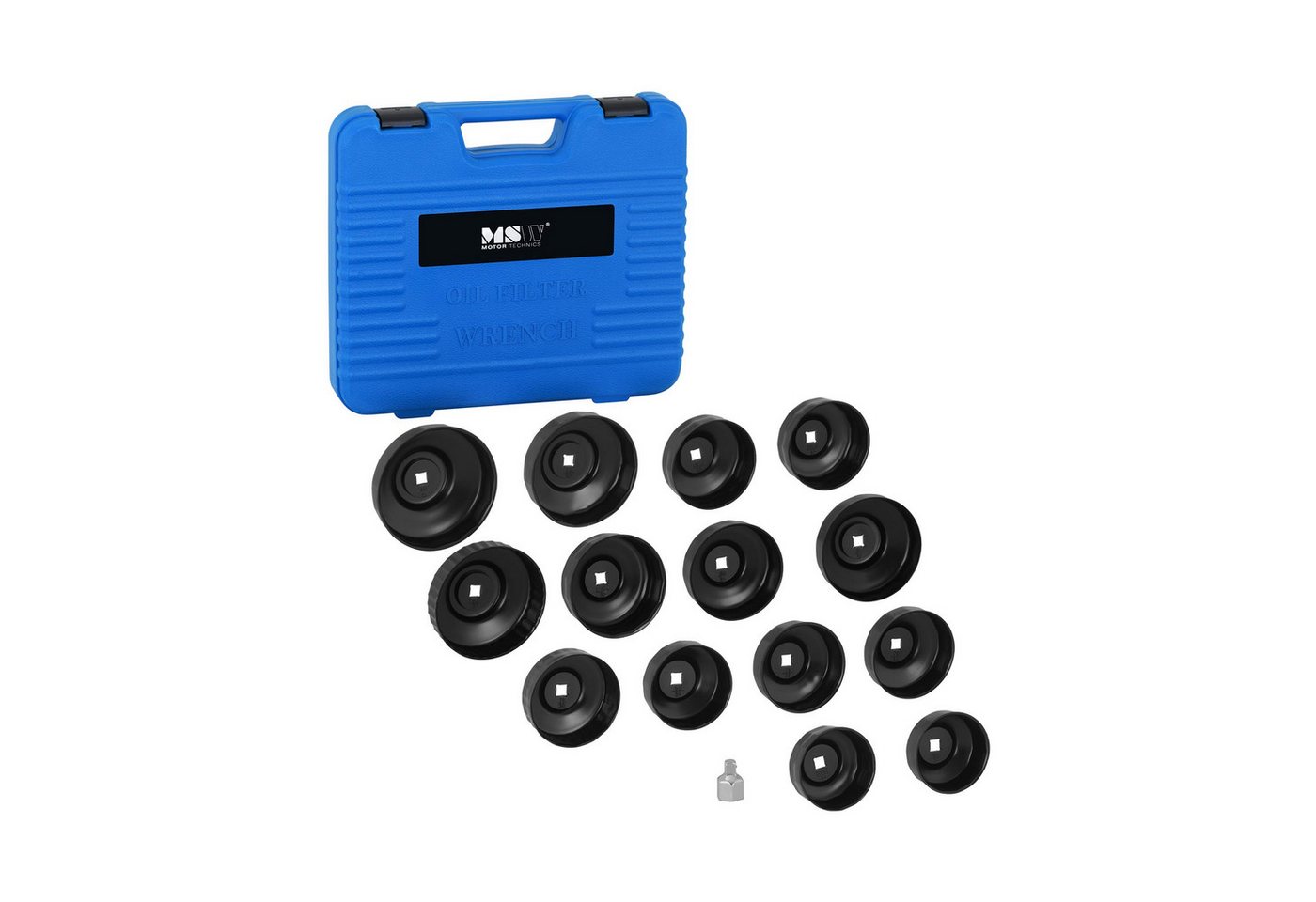 MSW Montagewerkzeug Ölfilterschlüssel Set 16-tlg. Ölfilter Werkzeug, B: 32 cm, L: 36 cm MSW Montagewerkzeug Ölfilterschlüssel Set 16-tlg. Ölfilter Werkzeug, B: 32 cm, L: 36 cm von MSW
