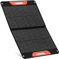 MSW - Solartasche Solarpanel faltbar Solarmodul tragbar 60 w 2 USB-Anschlüsse von MSW