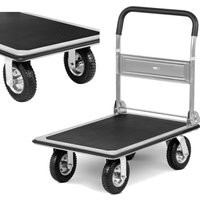 Manuell klappbarer Lager-Plattformwagen, 1-seitig, bis 300 kg, 80 x 60 cm von MSW