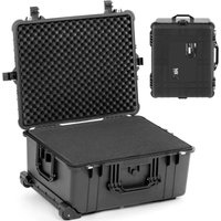 MSW - Werkzeugtrolley wasserdicht staubdicht 62,5 x 50 x 30,5 cm Teleskopgriff Rollbox von MSW