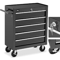 Werkzeugwagen 5 Schubladen abschließbar Werkstattwagen kugelgelagert 60 kg Werkzeugwagen 5 Schubladen abschließbar Werkstattwagen kugelgelagert 60 kg von MSW