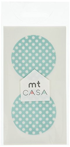 MT Casa 50 mm Dichtung Kreis Aufkleber – DOT mint Basis (10 Stück) von MT CASA