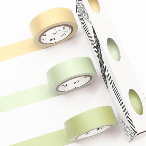 MT Washi Abdeckband - Washi-Klebeband - 15mm x 7m (Pastell-Limette) von MT Masking Tape