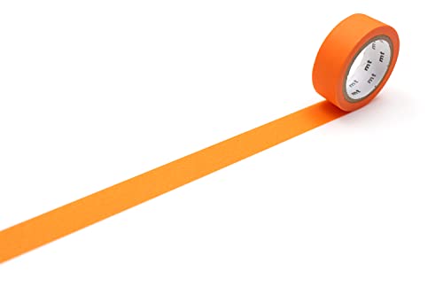 MT Washi Masking Tape - Matt Orange - 1 Rolle von MT