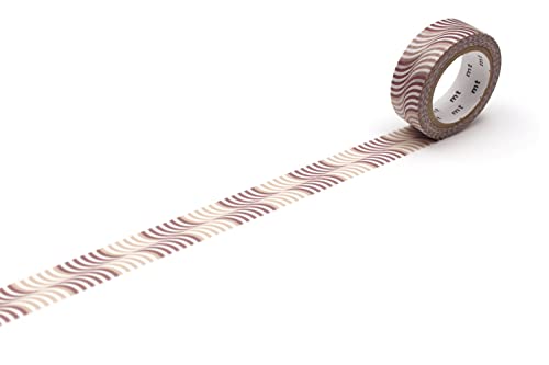 MT Washi Masking Tape - Wave Stripe - 1 Rolle von MT