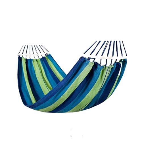 MTADSBKFP Camping-Hängematte, Leinwand Schaukel Hängematte for Indoor Outdoor Garten Camping Reise Baum Einzel oder Doppel(C,200X100cm) von MTADSBKFP