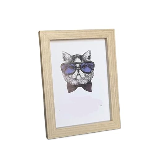 MTADSBKFP Display-Fotorahmen, Bilderrahmen aus Aluminiumlegierung, for Aufhängen an der Wand, A4 (21 x 30 cm) und 5–10 Zoll, Khaki(Khaki,9X13cm 5inch) von MTADSBKFP
