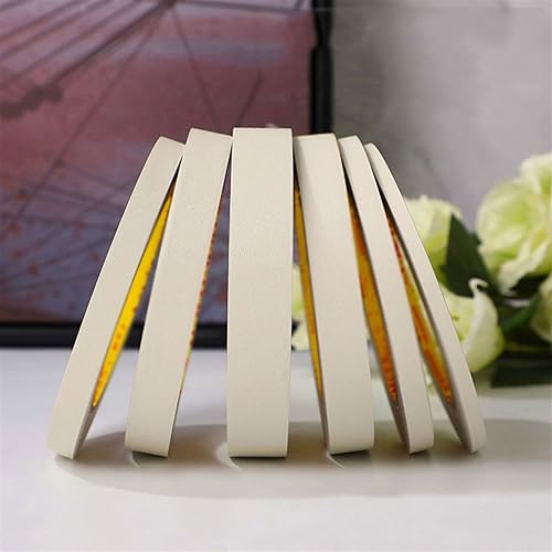 MTADSBKFP Flexible Laminatleisten, 82ft Selbstklebende Wand Decke Tür Grenze Kanten Streifen 0,5-5cm Breite Multicolor(Matte Beige,1CM(W)) von MTADSBKFP