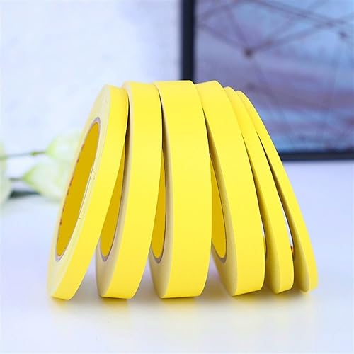 MTADSBKFP Flexible Laminatleisten, 82ft Selbstklebende Wand Decke Tür Grenze Kanten Streifen 0,5-5cm Breite Multicolor(Matte Lemon Yellow,4CM(W)) von MTADSBKFP