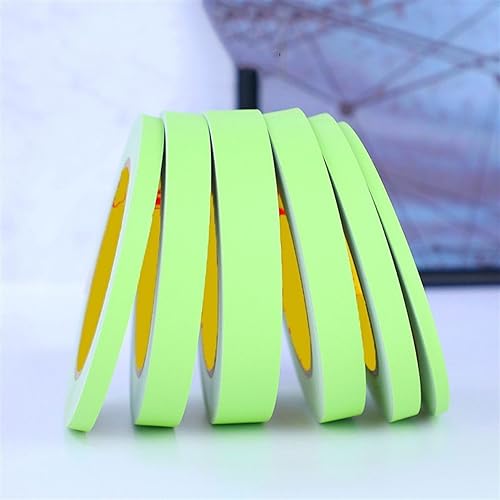 MTADSBKFP Flexible Laminatleisten, 82ft Selbstklebende Wand Decke Tür Grenze Kanten Streifen 0,5-5cm Breite Multicolor(Matte Light Green,3CM(W)) von MTADSBKFP