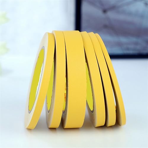 MTADSBKFP Flexible Laminatleisten, 82ft Selbstklebende Wand Decke Tür Grenze Kanten Streifen 0,5-5cm Breite Multicolor(Matte Yellow,5CM(W)) von MTADSBKFP