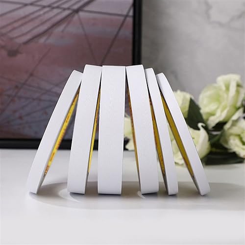 MTADSBKFP Flexible Laminatleisten, 82ft Selbstklebende Wand Decke Tür Grenze Kanten Streifen 0,5-5cm Breite Multicolor(White Wood Grain,0.5CM(W)) von MTADSBKFP