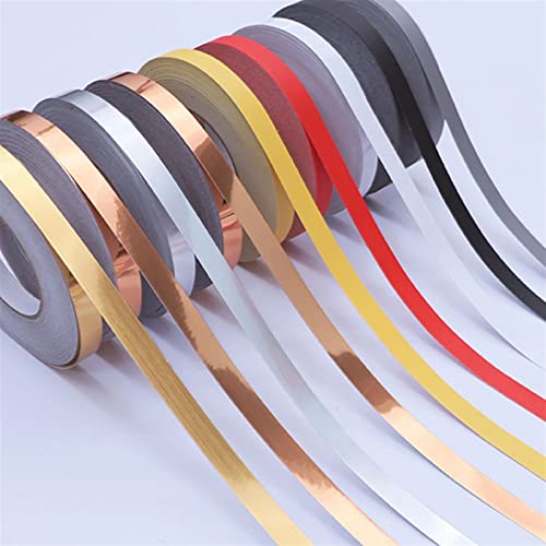 MTADSBKFP Flexible Laminatleisten, Selbstklebende Wandkantenleiste, PVC-Rand, mehrere Breiten x 82 Fuß, Mehrfarbig(Mirror White,W: 2cm) von MTADSBKFP