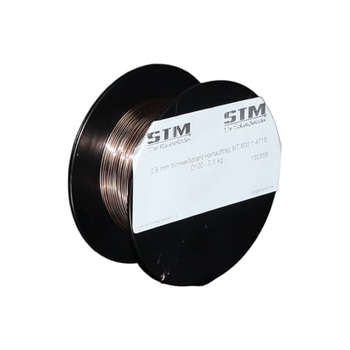 Schweißdraht Hartauftrag MT 600 HB 1.4718 0,8 mm 0,5-15KG D100 D200 K300 (D100, 0,5 Kg) von MTC