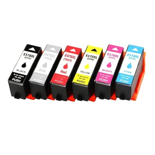 MTGUIWF 1–3 Satz kompatible Tintenpatronen T378XL T478XL T378 T478 Kompatibel mit XP-15000 XP-8500 XP-8600 XP-8700 XP-8505 XP-8605 Drucker(T378XL T478XL 1SET) von MTGUIWF