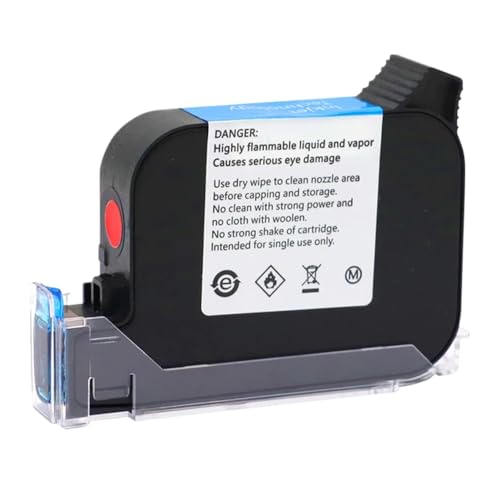 MTGUIWF 12,7 MM RP2588 2588M Kompatible Handheld Inkjet Drucker Patrone Schnell trocknende Tinte Kompatibel mit JS12M JS10 2790 K BK42A 12,7 von MTGUIWF