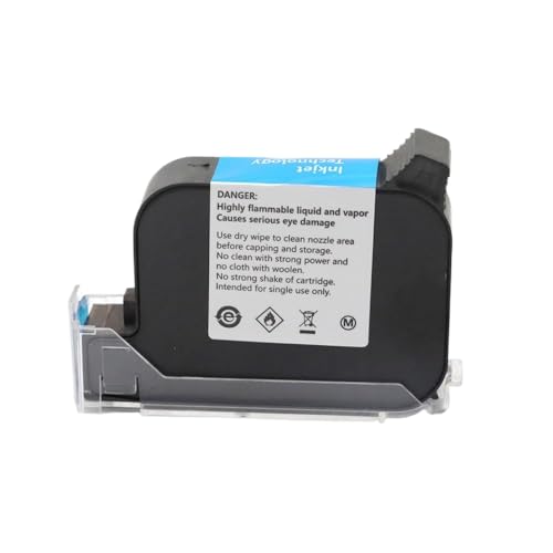 MTGUIWF 25,4 mm Eco-Solvent-Tintenpatrone Kompatibel mit Handdrucker, tragbare 600-DPI-Patrone mit Ablaufdatum und ohne Verschlüsselung(25.4mm Red) von MTGUIWF